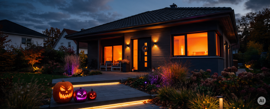 Halloween-Beleuchtung: Schaurig-schöne Ideen für innen und außen