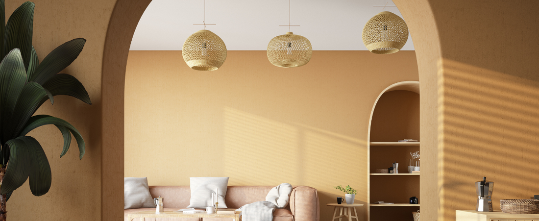 Der Boho Style für dein Zuhause: LED-Lampen aus natürlichen Materialien
