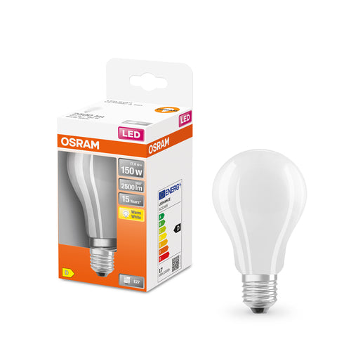 OSRAM LED Retrofit Classic A LED Lampe matt (ex 150W) 16W / 2700K Warmweiß E27-Leuchtmittel-LEDVANCE Shop