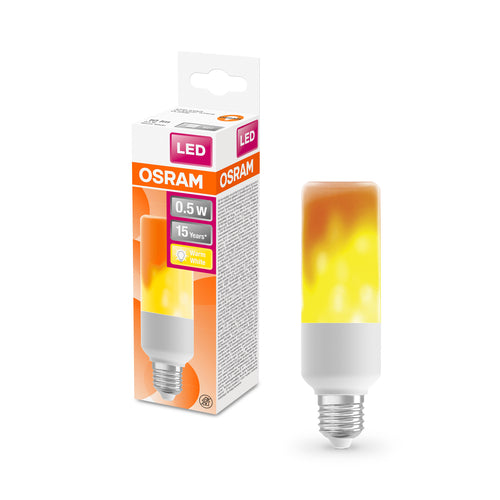 OSRAM LED Star Flame Stick LED Dekolampe mit Kerzeneffekt 0,5W E27-Leuchtmittel-LEDVANCE Shop