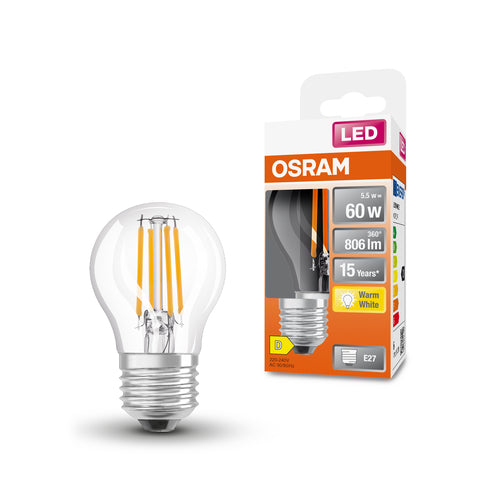 OSRAM LED Retrofit Classic P LED Lampe (ex 60W) 6W / 2700K Warmweiß E27-Leuchtmittel-LEDVANCE Shop