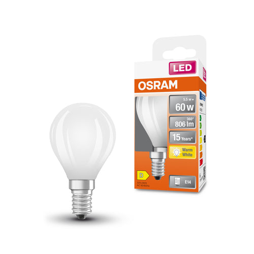 OSRAM LED Retrofit CLASSIC P 60 5.5 W/2700 K E14 , Warmweiß-Leuchtmittel-LEDVANCE Shop