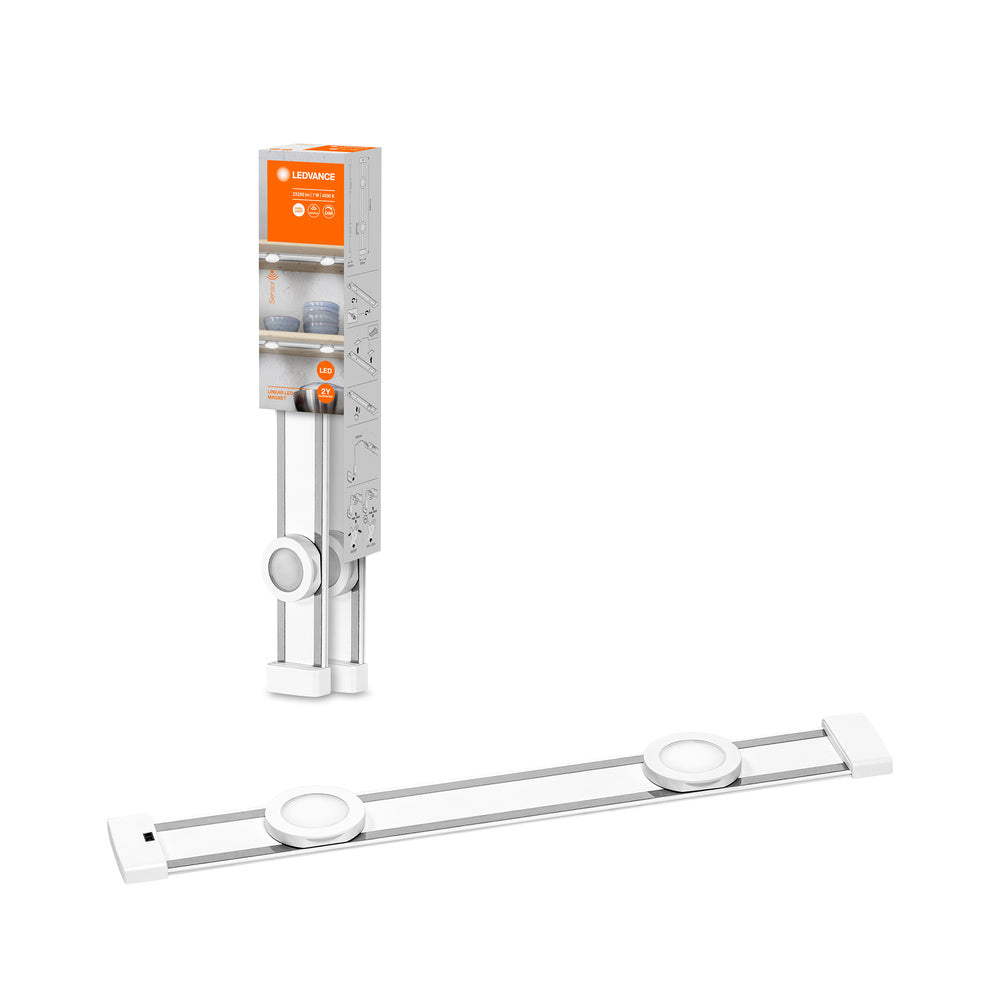 LEDVANCE LINEAR LED MAGNET 44,5cm, 2er Unterbauleuchte Sensor dimmbar 7W / 4000K Kaltweiß-Unterbauleuchten-LEDVANCE Shop