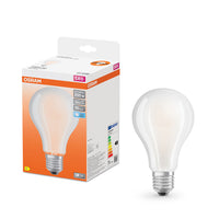 OSRAM LED-Lampe LED STAR CLASSIC A Kaltweiß 4000K 24W Ersatz für 200W matt E27-Leuchtmittel-LEDVANCE Shop