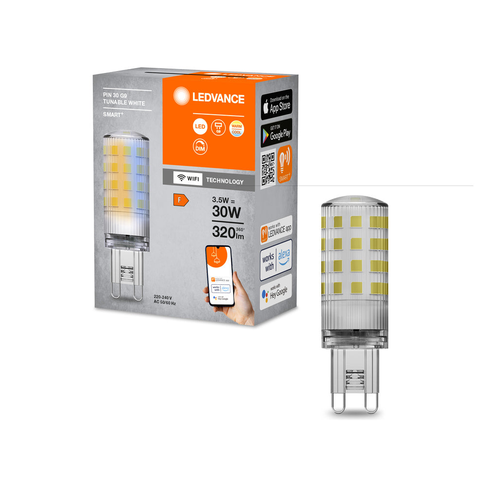 LEDVANCE Wifi SMART+ LED Lampe Tunable White (ex 30W) 3,5W / 2.700-6.500K Pin G9-LEDVANCE Shop