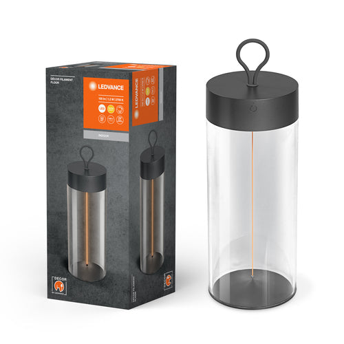 LEDVANCE DECOR FILAMENT Bodenleuchte, grau, 1,2W, 105lm-Tischlampen-LEDVANCE Shop