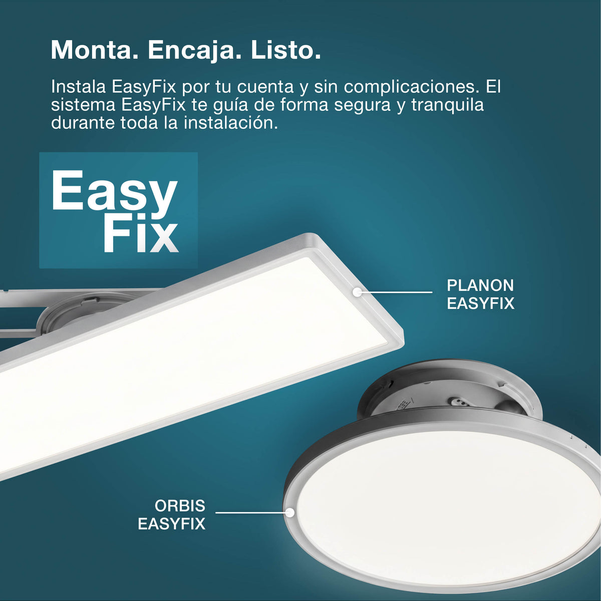 OSRAM Matter SMART+ PLANON SLIM EASYFIX LED Panel Backlight Deckenleuchte 58X20cm RGBTW DIM IP54, schwarz