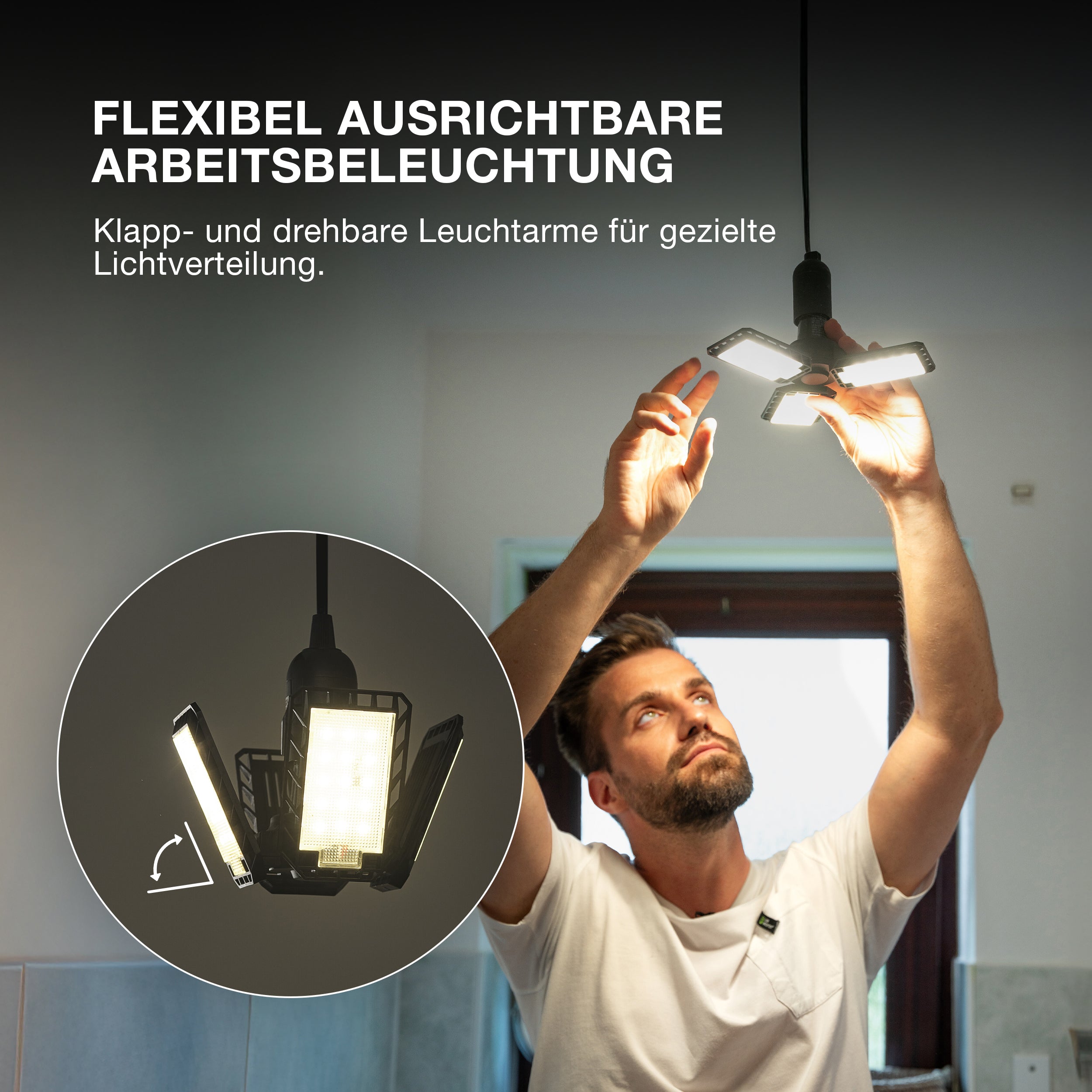 OSRAM Highbay Blade Deckenlampe mit Flügeln, 60W, E27