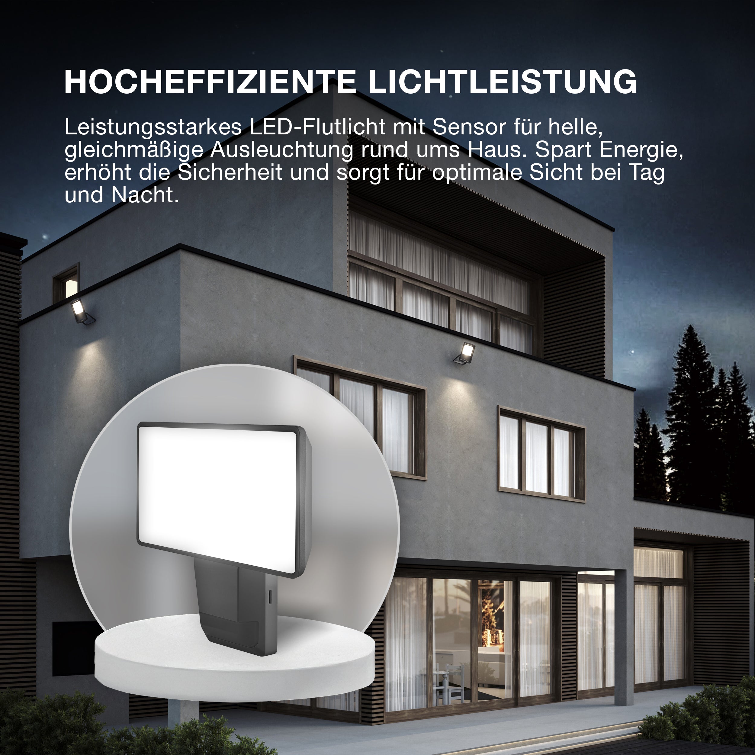 Proyector LED OSRAM, luz exterior, blanco frío, 151,0 mm x 56,0 mm x 205,0 mm, ENDURA PRO FLOOD