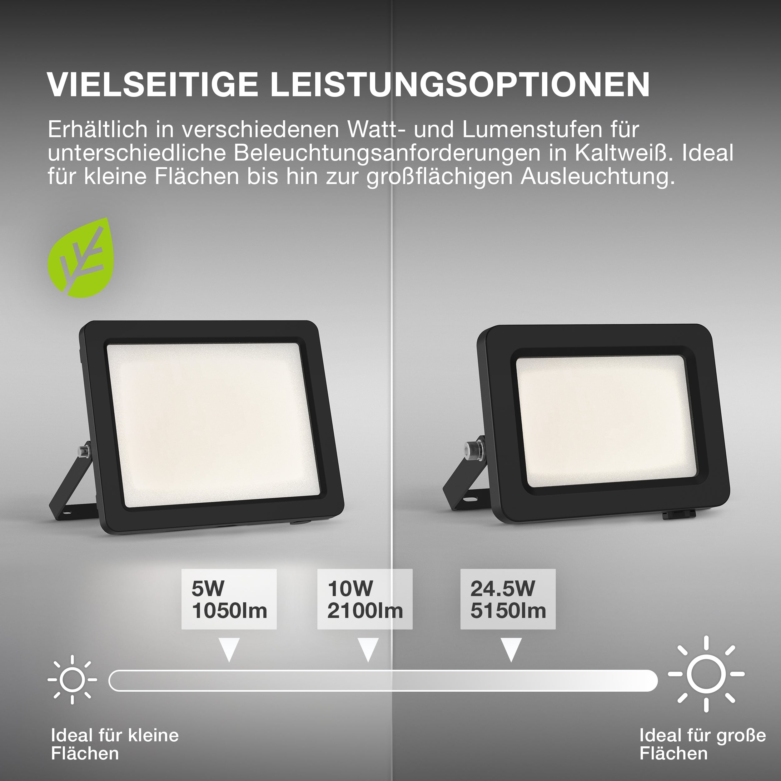 Proyectores OSRAM EFICIENCIA ENERGÉTICA Foco, 10W, 4000K Gris Oscuro
