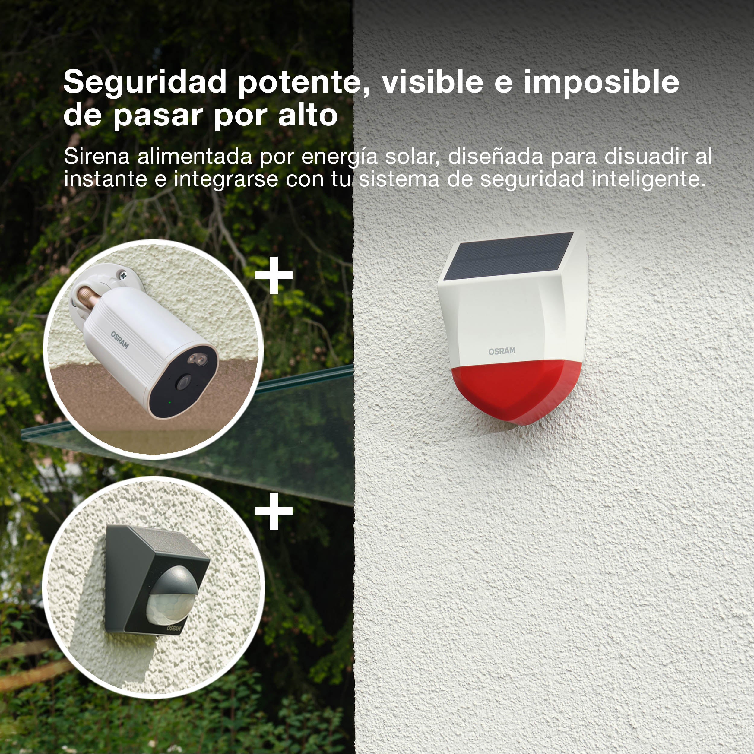 Sirena exterior OSRAM SMART+ con tecnología WiFi