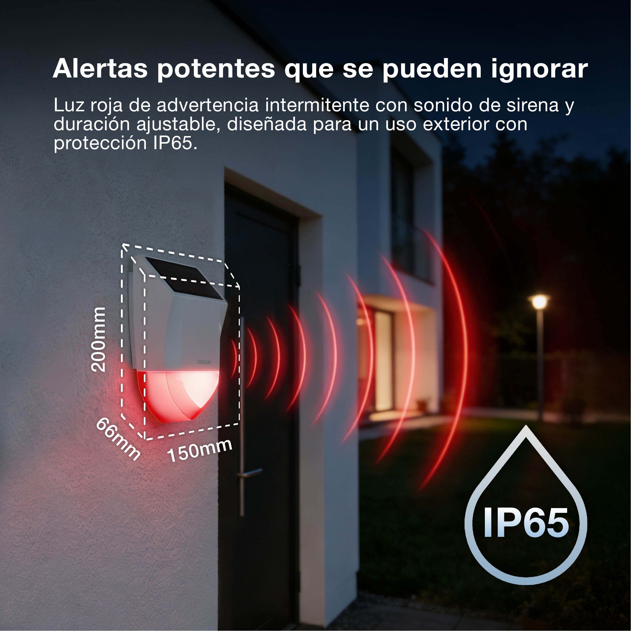 Sirena exterior OSRAM SMART+ con tecnología WiFi