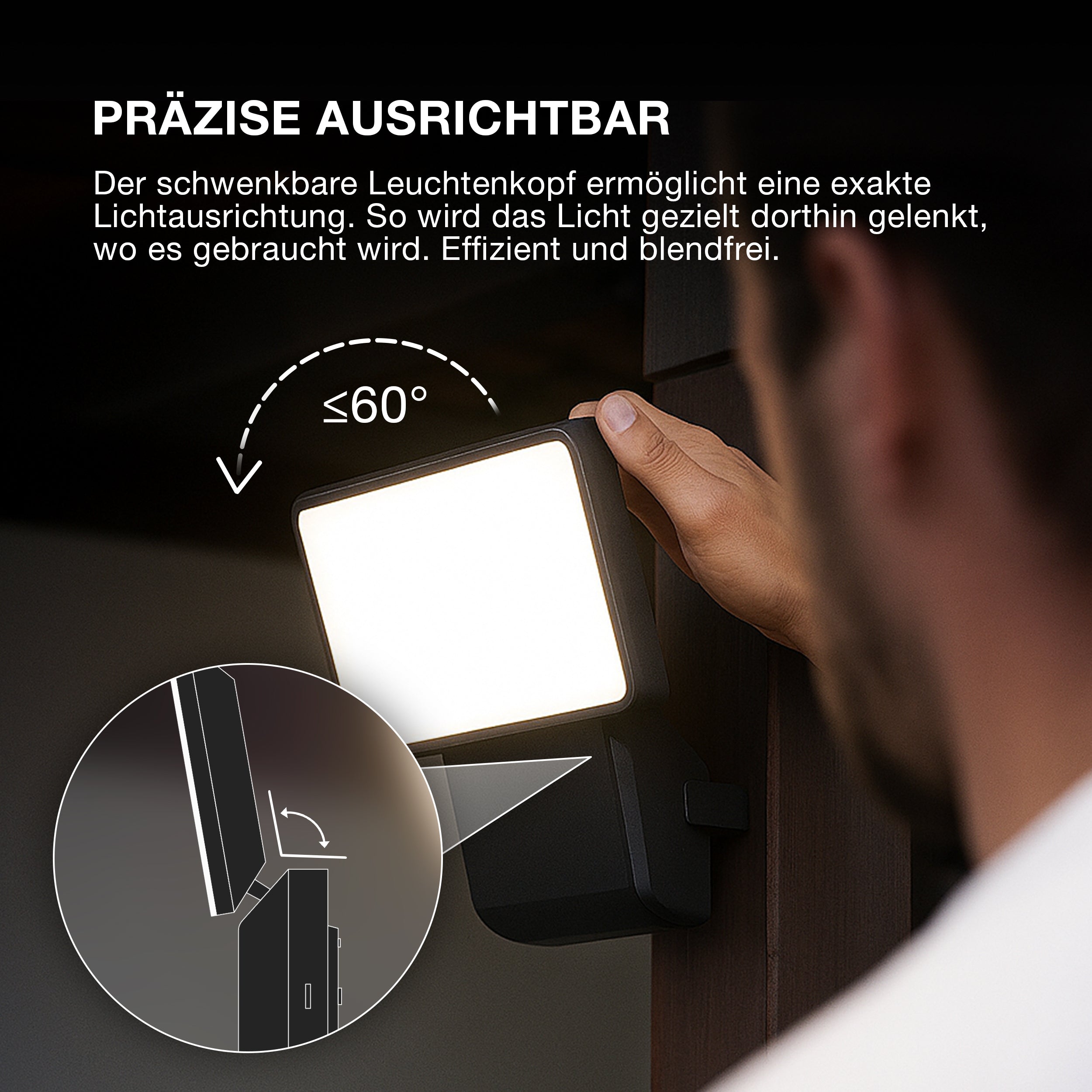 Proyector LED OSRAM, luz exterior, blanco frío, 151,0 mm x 56,0 mm x 205,0 mm, ENDURA PRO FLOOD