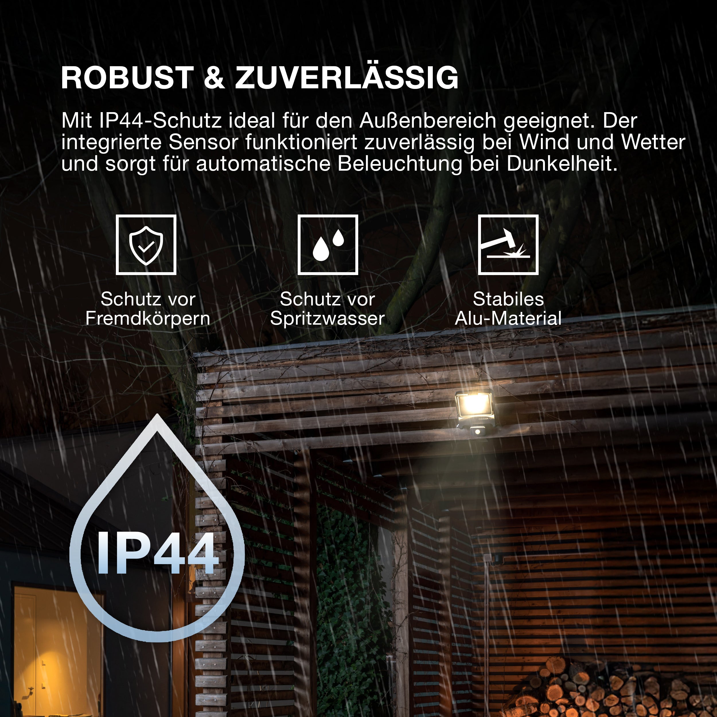 OSRAM ENDURA® LED Strahler Sensor 30W / 3000K Warmweiß