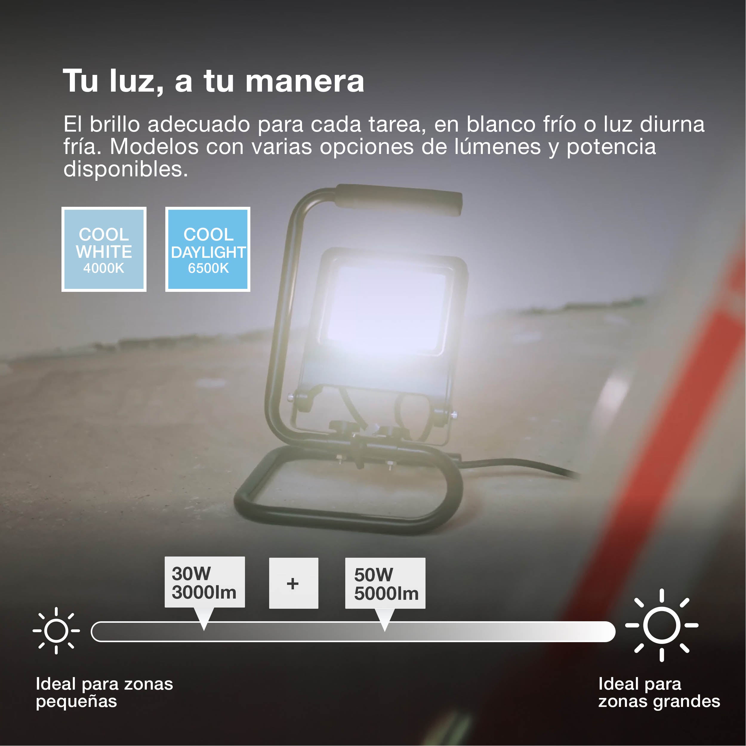 Foco de construcción OSRAM WORKLIGHT LED PANEL 50W / 4000K