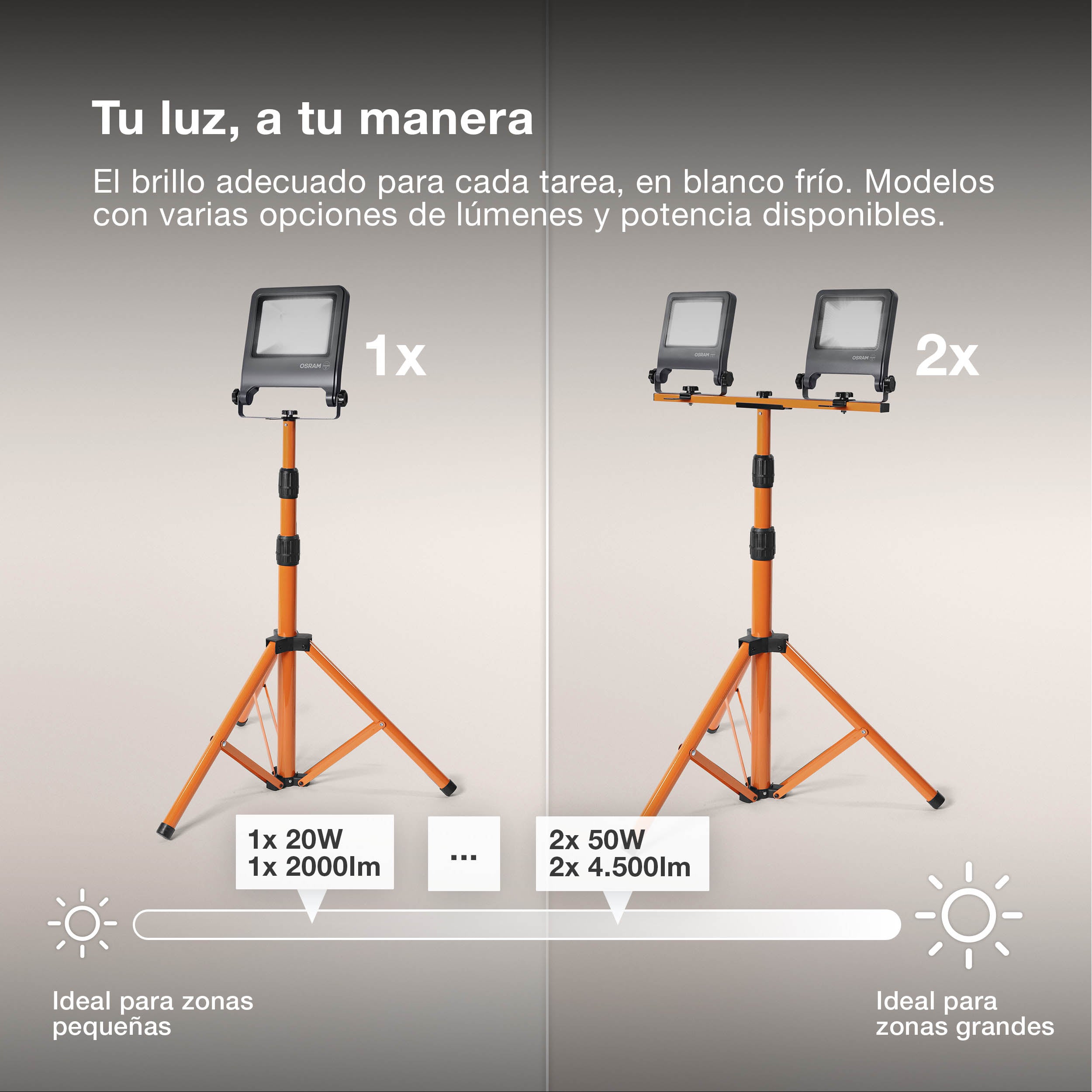 OSRAM WORKLIGHTS Baustrahler TRIPOD 1X50 W 4000 K