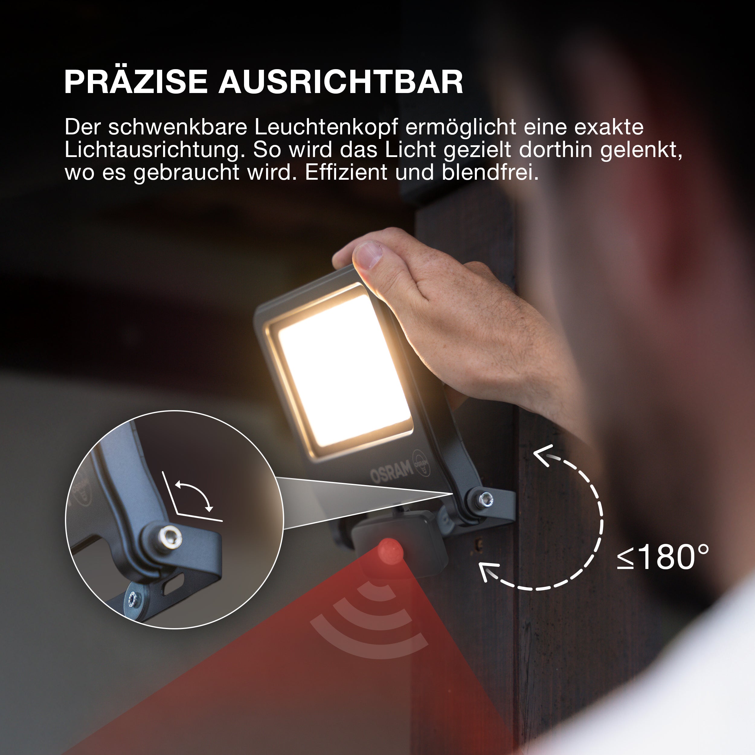 OSRAM ENDURA® LED Strahler Sensor 30W / 3000K Warmweiß