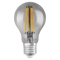 LEDVANCE SMART+ WiFi Filament Classic regulable, bombilla LED, cristal sin plomo, color ahumado, 6 W, (equivalente a 44 W), 540 lm, blanco cálido, 2500 K, Wi-Fi, compatible con altavoces inteligentes, regulable