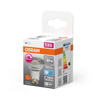 OSRAM LED Lampe LED SUPERSTAR PAR16 7W 940 GU10, 575 lm, 4000 K, Kaltweiß-LEDVANCE Shop