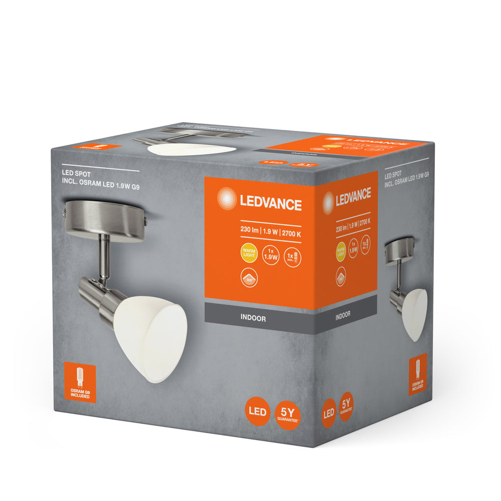 LEDVANCE LED SPOT G9 G9 1.9W , 200 lm, 2700 K, Warmweiß-LEDVANCE Shop