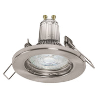 LEDVANCE LED SPOT SET RECESS ESSENTIAL GU10 5x2.6W GU10 Brushed Nickel, 230 lm, 2700 K, Warmweiß, 5er Pack-LEDVANCE Shop