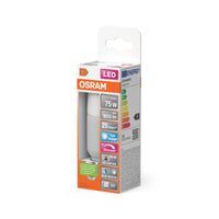 OSRAM LED SUPERSTAR PCR CLASSIC STICK DIM LAMP , LED-Lampe, Matt, 11 W, (ex 75 W), 1050 lm, Kaltweiß, 6500 K, Dimmbar, CRI 90