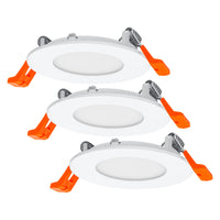 OSRAM Downlight Slim, focos, 3000K, 4,50W, blanco, ⌀85mm, paquete de 3