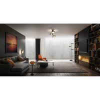 Lámpara de mesa OSRAM DECOR Memphis, negra/dorada, casquillo G9