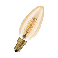OSRAM Vintage 1906 Lámpara LED CLASSIC A,B,P SLIM FILAMENT regulable 3,4 W 822 Oro E14