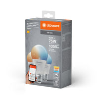 LEDVANCE SMART+ Wifi Classic LED Lampe TW FR E27 9,5W 1055 lm, 2700…6500 K, Tunable White, 3er Pack-LEDVANCE Shop