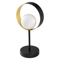 Lámpara de mesa OSRAM DECOR Memphis, negra/dorada, casquillo G9