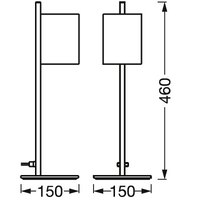 LEDVANCE SMART+ WiFi-Tischleuchte DECOR, 8W, 650lm, Holz-Tischlampen-LEDVANCE Shop