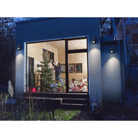 Aplique de pared para exterior OSRAM ENDURA Classic Cube, negro GU10