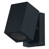 OSRAM ENDURA Classic Cube ADJ WALL Außen-Wandleuchte, schwarz, GU10-Sockel (max 35W), kann mit einfacher oder smarter Lampe bestückt werden, ausrichtbarer Leuchtenkopf, Schutzklasse IP44