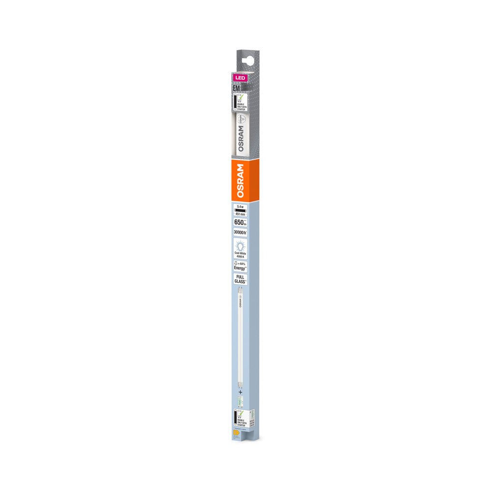 OSRAM LED Röhre TUBE T8 EM 438 mm 5.4W 840, 650 lm, 4000 K, Kaltweiß-LEDVANCE Shop