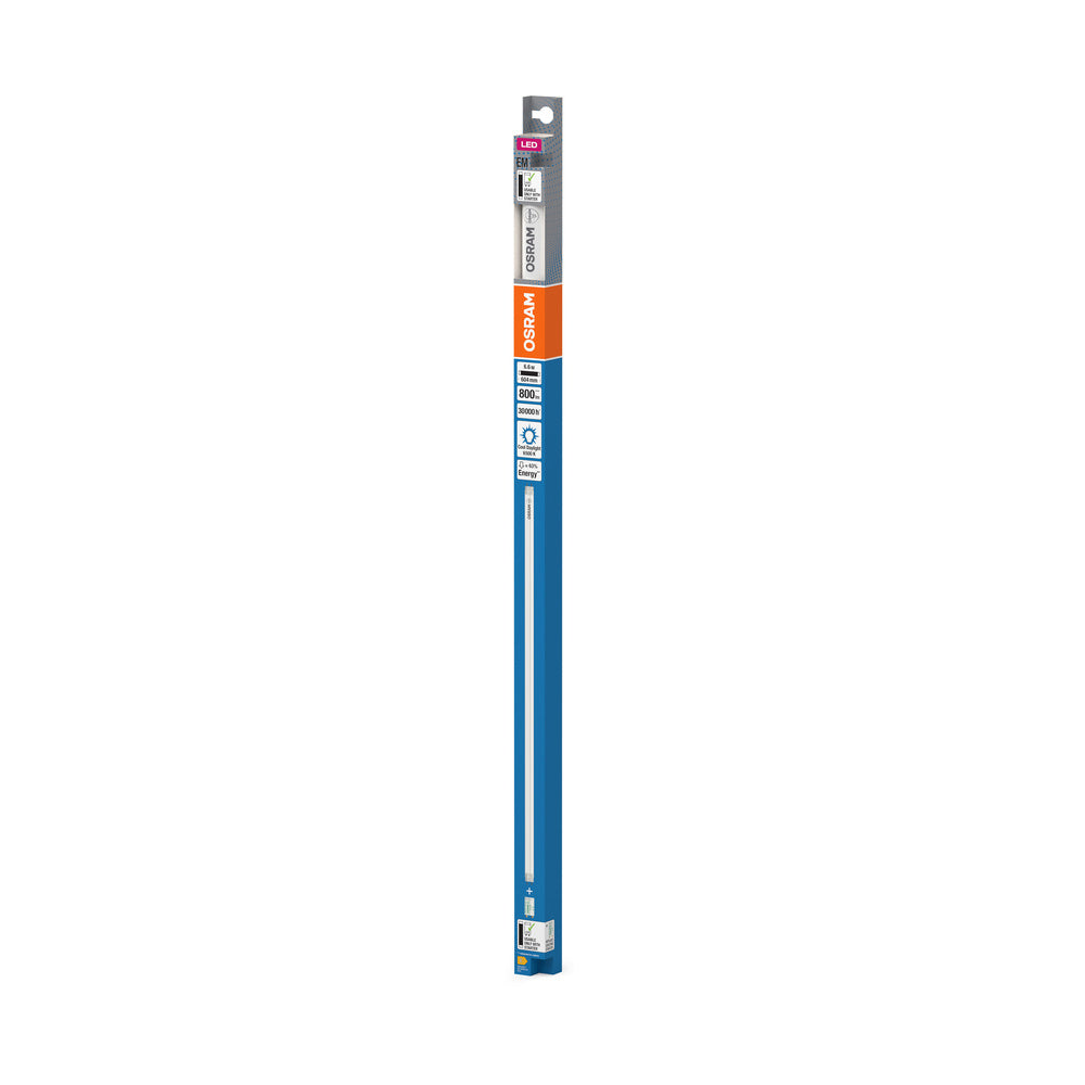 OSRAM LED Röhre TUBE T8 EM PLASTIC 600 mm 6.6W 865, 800 lm, 6500 K, Kaltes Tageslicht-LEDVANCE Shop