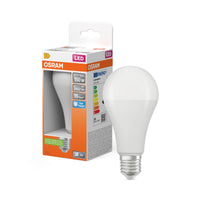 LÁMPARA LED DE OSRAM CON CASQUILLO CLÁSICO A en forma de A, lámpara LED, mate, 19 W, (antes 150 W), 2452 lm, blanco frío, 6500 K, 15 000 h, CRI 80