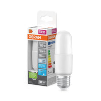Lámpara OSRAM LED PCR CLASSIC STICK con forma de barra, lámpara LED, mate, 8 W, (equivalente a 60 W), 806 lm, blanco frío, 4000 K, 15 000 h, CRI ≥80