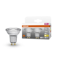 OSRAM LED Reflektor Lampe LED STAR PAR16 4.3W 827 GU10, 350 lm, 2700 K, Warmweiß, 2er Pack-LEDVANCE Shop