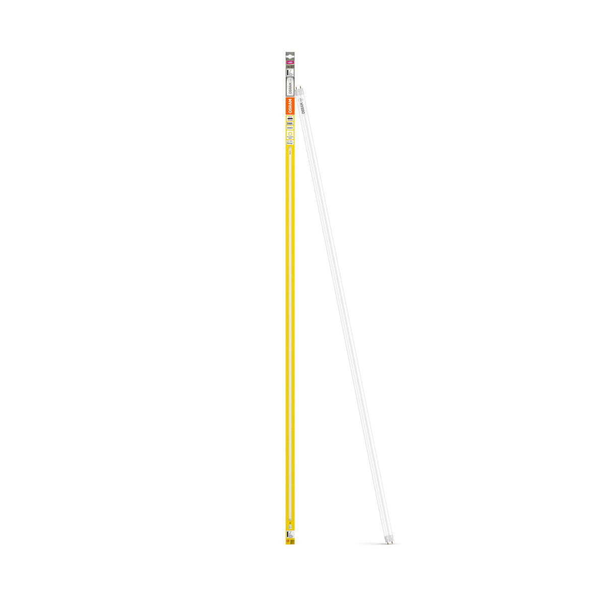 OSRAM LED TUBE T8 EM PLASTIC en tubo, con casquillos a ambos extremos, tubo LED, mate, 18,3 W, (antes 58 W), 2000 lm, blanco cálido, 3000 K, 30 000 h, CRI 80