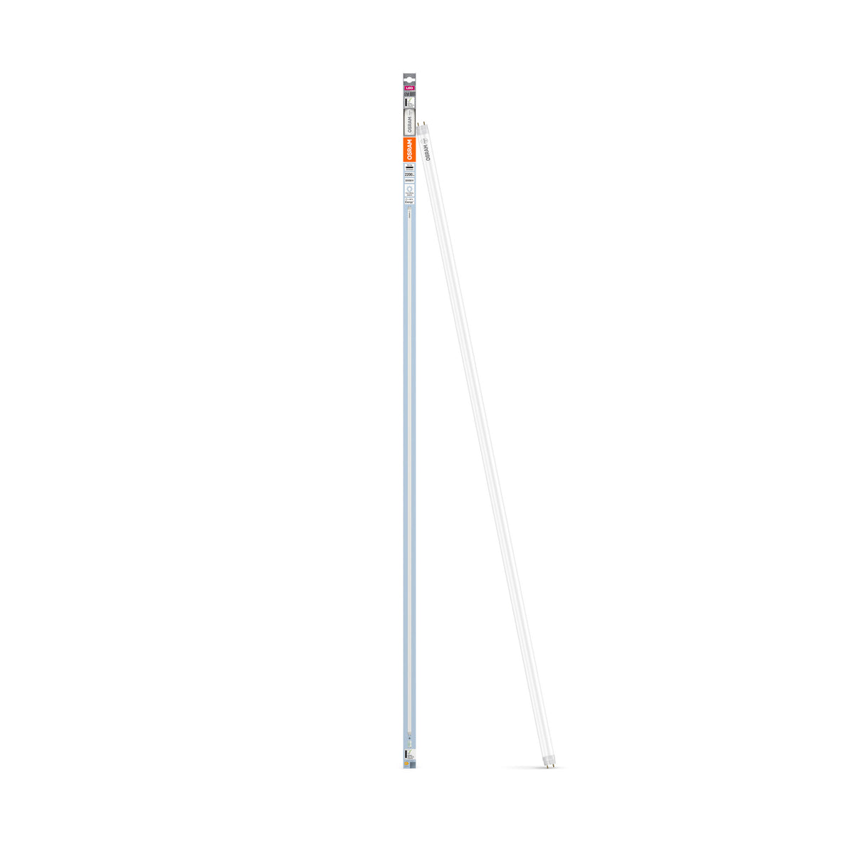 OSRAM LED TUBE T8 EM PLASTIC en tubo, con casquillos a ambos extremos, tubo LED, mate, 18,3 W, (antes 58 W), 2200 lm, blanco frío, 4000 K, 30 000 h, CRI 80