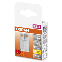 OSRAM LED Stiftsockellampe PIN 12 V 0.6W 827 Clear G4, 55 lm, 2700 K, Warmweiß-LEDVANCE Shop