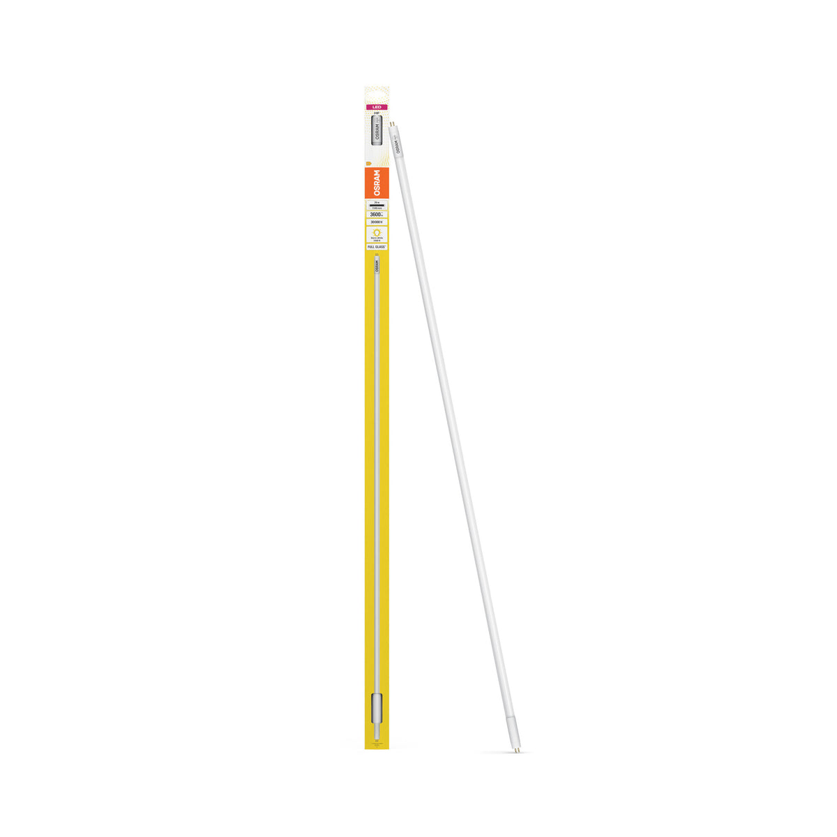 OSRAM LED TUBE T5 HF en tubo, con casquillos a ambos extremos, lámpara, cristal sin plomo, mate, 26 W, (antes 54 W), 3600 lm, blanco cálido, 3000 K, 30 000 h, CRI 80