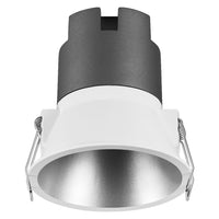 Foco empotrable OSRAM SPOT TWIST Ø 93 mm, plateado, 10 W, 800 lm, 840 WT