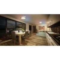 Lámpara de techo OSRAM SMART + WIFI Magic, blanco/negro, 38 W, 50 cm, 1050 lm