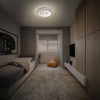 Lámpara de techo OSRAM ORBIS SPIRAL OVAL, blanca, 63 W, 5000 lm