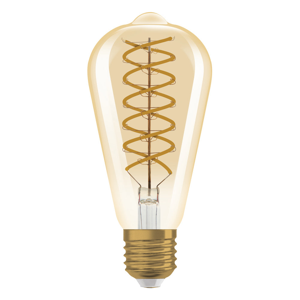 OSRAM VINTAGE 1906® LED Lampe LED CLASSIC EDISON DIM 8.8W 824 Gold E27, 806 lm, 2400 K, Comfort warm white-LEDVANCE Shop