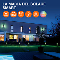 OSRAM ENDURA Style Oval Solar-Wandleuchte, Sensor, 4000K