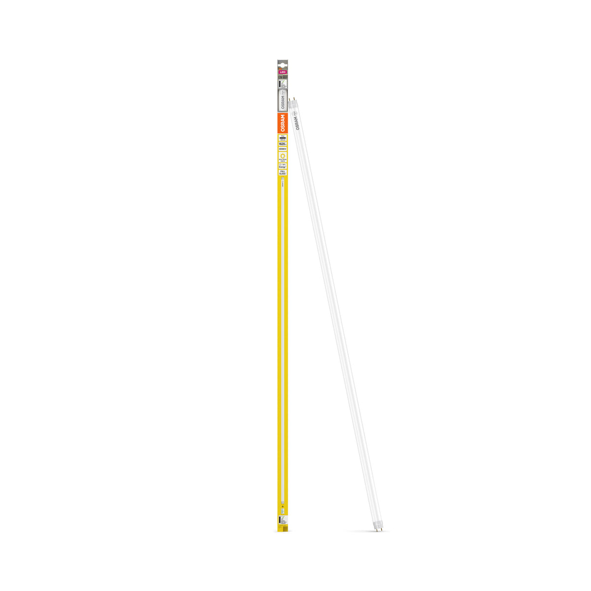 OSRAM LED TUBE T8 EM en tubo, con casquillos a ambos extremos, tubo LED, cristal sin plomo, mate, 15 W, (antes 36 W), 1620 lm, blanco cálido, 3000 K, 30 000 h, CRI 80