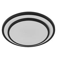 Lámpara de techo OSRAM ORBIS BERLIN, negra, 16 W, 2000 lm